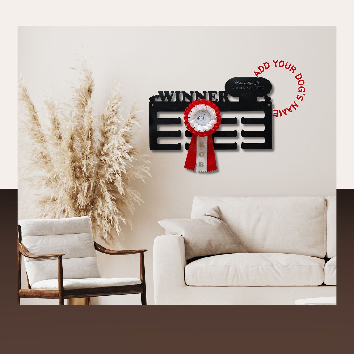 ROSETTE RIBBON HOLDER