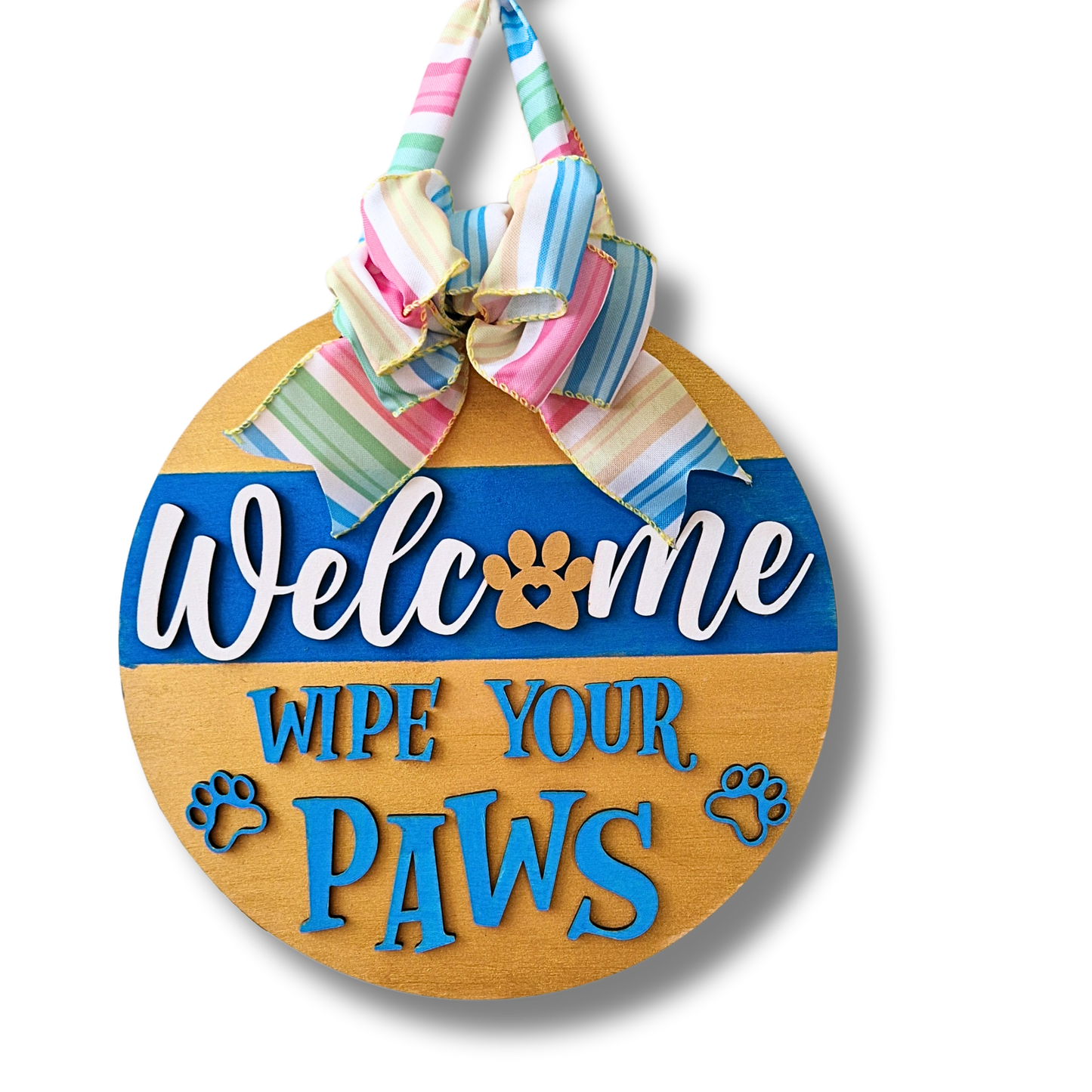Welcome Sign, WipeYourPaws