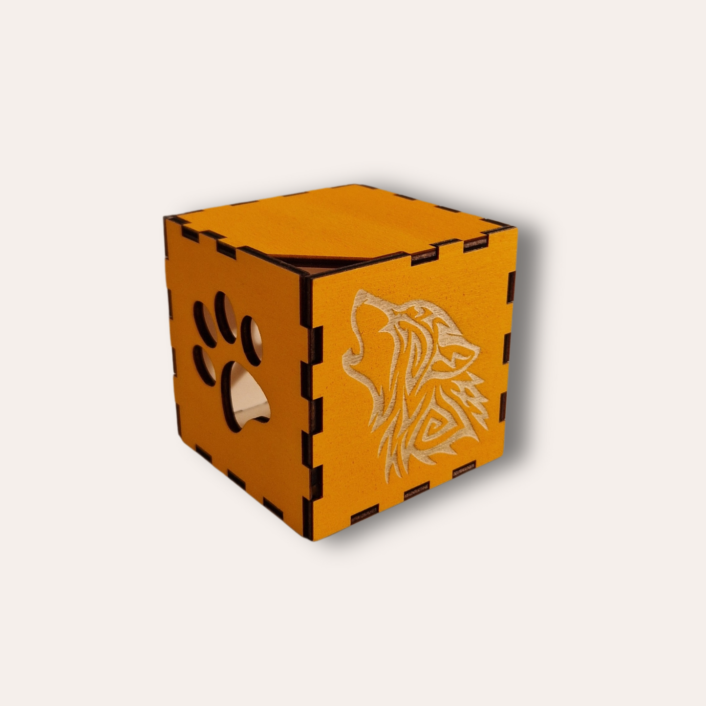 Wooden Light Box-orange