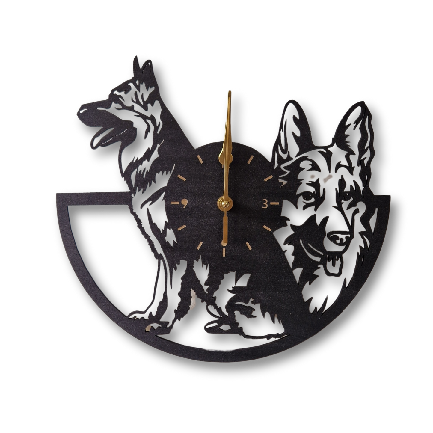 Wall Clock Shepherds Black