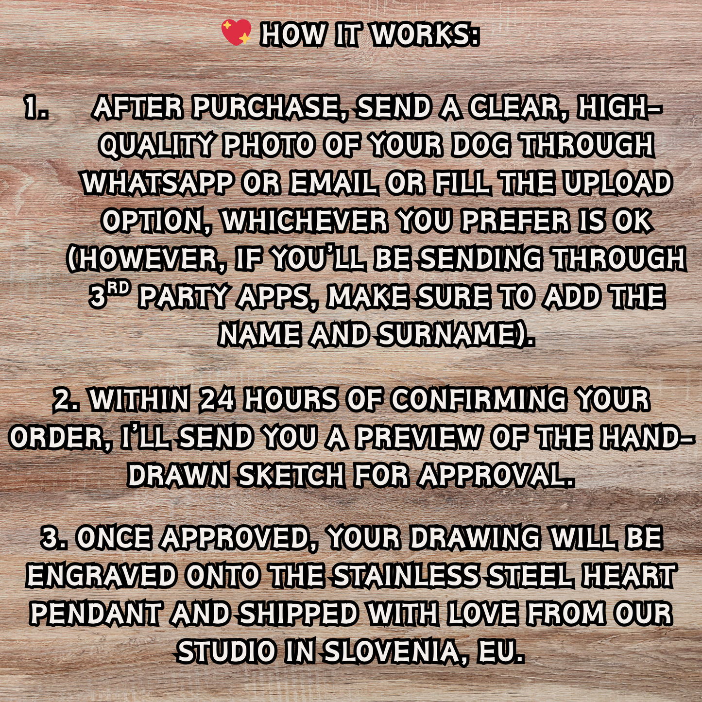 Custom Dog Portrait Necklace Engraved from Your Photo